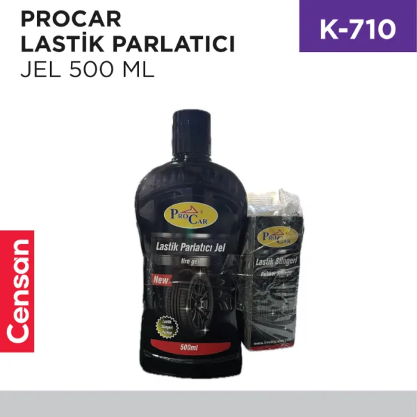 PROCAR LASTİK PARLATICI JEL 500 ML