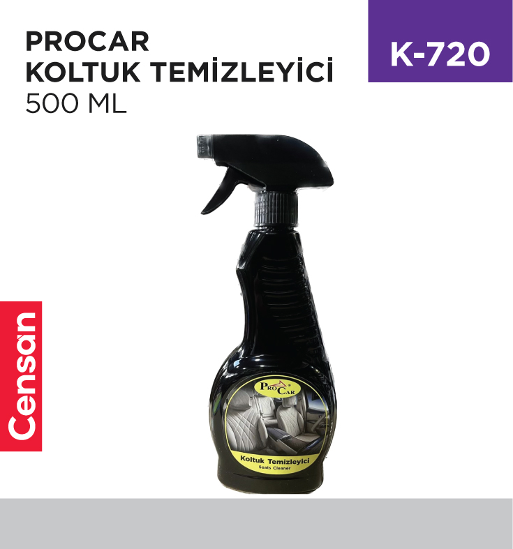 K-720_26434bd15cc61be455ac0fd4fe5bcf2d PROCAR KOLTUK TEMİZLEYİCİ 500 ML