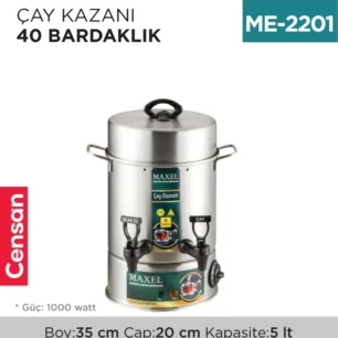 ÇAY KAZANI 40 BARDAKLIK