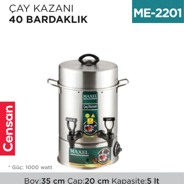 ÇAY KAZANI 40 BARDAKLIK
