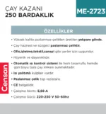 ÇAY KAZANI 250 BARDAKLIK