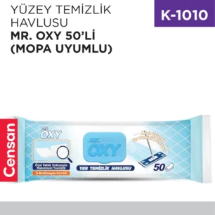 YER TEMİZLİK HAVLUSU MR.OXY 50Lİ (MOPA UYUMLU)