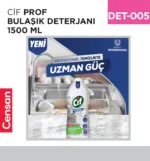 CİF PROF BULAŞIK DETERJANI 1500 ML