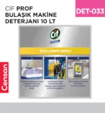 CİF PROF BULAŞIK MAKİNE DETERJANI 10 LT