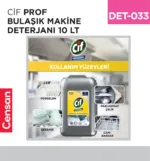 CİF PROF BULAŞIK MAKİNE DETERJANI 10 LT
