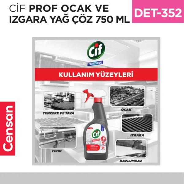 CİF PROF OCAK VE IZGARA YAĞÇÖZ 750 ML