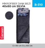 MİKROFİBER TANK BEZİ 40*60 SİLVİA (SLV35)