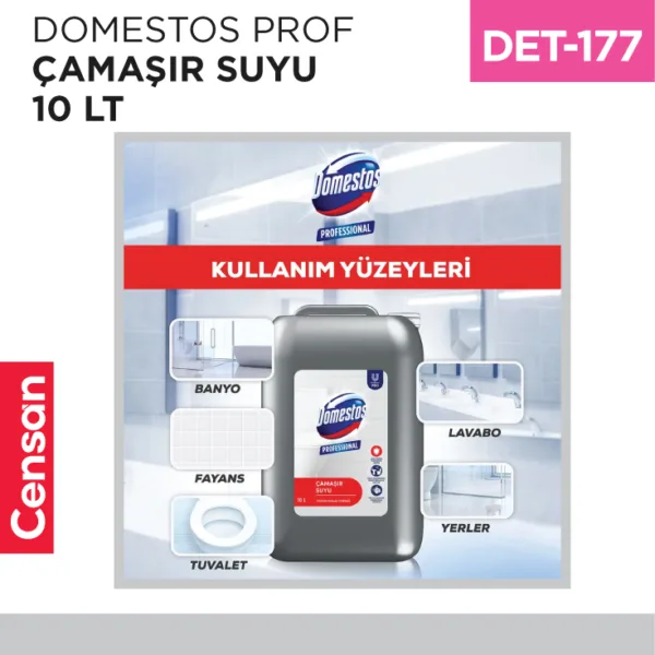 DOMESTOS PROF ÇAMAŞIR SUYU 10 KG