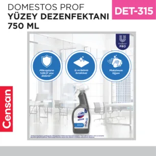 DOMESTOS PROF YÜZEY DEZENFEKTANI 750 ML