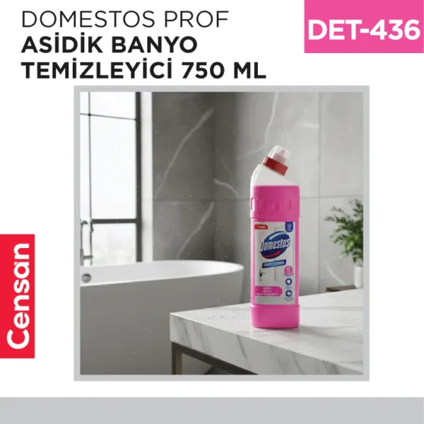 DOMESTOS PROF ASİDİK BANYO TEMİZLEYİCİ 750 ML