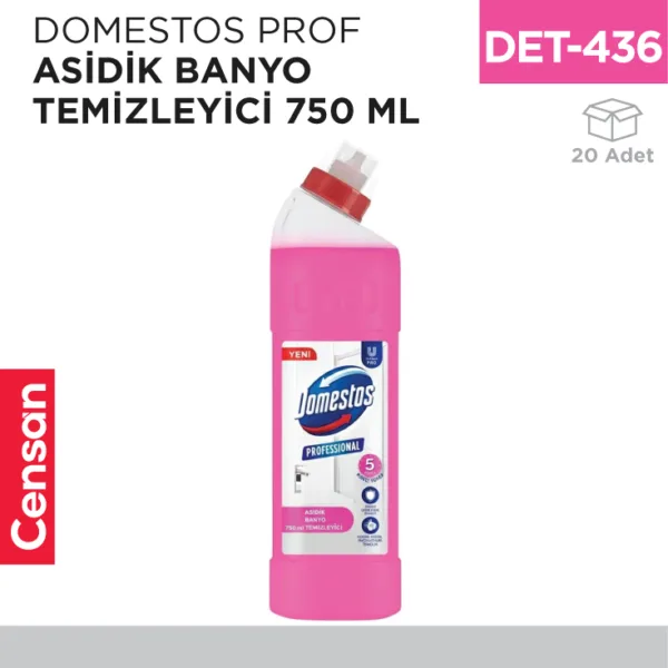 DOMESTOS PROF ASİDİK BANYO TEMİZLEYİCİ 750 ML