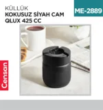 KÜLLÜK KOKUSUZ SİYAH CAM QLUX 425 CC (C-545)