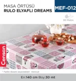 MASA ÖRTÜSÜ ELYAFLI DREAMS 140 CM (EN)