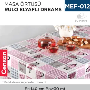 MASA ÖRTÜSÜ ELYAFLI DREAMS 140 CM (EN)