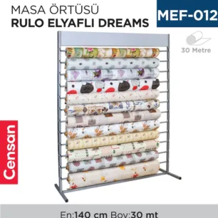 MASA ÖRTÜSÜ ELYAFLI DREAMS 140 CM (EN)