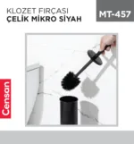 KLOZET FIRÇASI ÇELİK MİKRO SİYAH (831S)