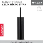 KLOZET FIRÇASI ÇELİK MİKRO SİYAH (831S)