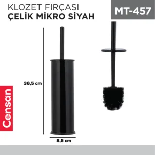 KLOZET FIRÇASI ÇELİK MİKRO SİYAH (831S)