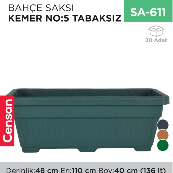 BAHÇE SAKSI KEMER NO:5 (TABAKSIZ) (136 LT) (KBS5)