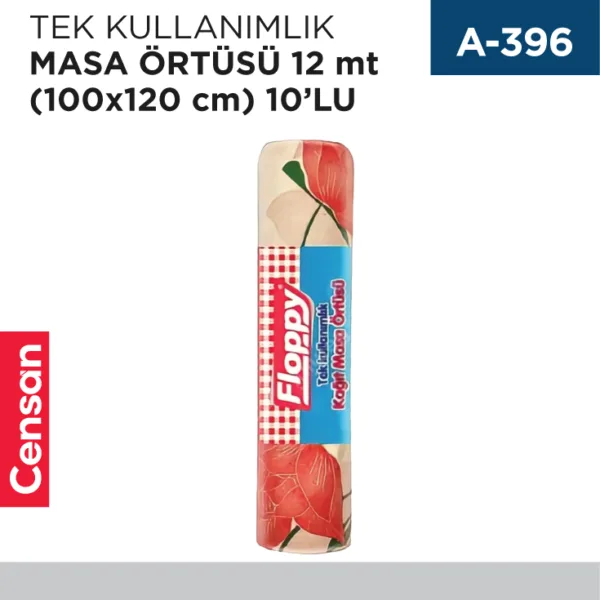TEK KULLANIMLIK MASA ÖRTÜSÜ 12 MT (100*120) 10LU