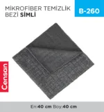 MİKROFİBER TEMİZLİK BEZİ SİMLİ (RND15)