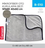 MİKROFİBER OTO KURULAMA BEZİ SPARK 40*60 (M2315)