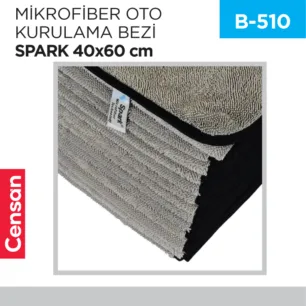 MİKROFİBER OTO KURULAMA BEZİ SPARK 40*60 (M2315)