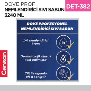 DOVE PROF. NEMLENDİRİCİ SIVI SABUN 3240 ML