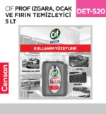 OCAK VE FIRIN TEMİZLEYİCİ 5 L