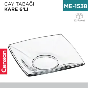 ÇAY TABAĞI AJDA-KARE 6LI (54251-54261-268F)