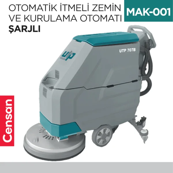 OTOMATİK İTMELİ ZEMİN VE KURULAMA OTOMATI ŞARJLI (UTP707)