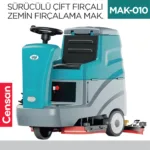 SÜRÜCÜLÜ ÇİFT FIRÇALI ZEMİN FIRÇALAMA MAKİNESI  (UTP713)