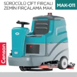 SÜRÜCÜLÜ ÇİFT FIRÇALI ZEMİN FIRÇALAMA MAKİNESI  (UTP714)