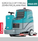 SÜRÜCÜLÜ ÇİFT FIRÇALI ZEMİN FIRÇALAMA MAKİNESI  (UTP714)