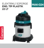 ELEKTRİKLİ SÜPÜRGE END.TİP  PLASTİK 22 LT (UTP721P)