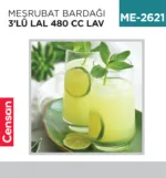 MEŞRUBAT BARDAĞI 3LÜ LAL 480 CC LAV (LAL376A)
