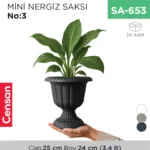 MİNİ NERGİS SAKSI NO:3 (MN03) (3