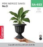 MİNİ NERGİS SAKSI NO:3 (MN03) (3