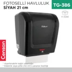 FOTOSELLİ HAVLULUK SİYAH 21 CM (F 047S)