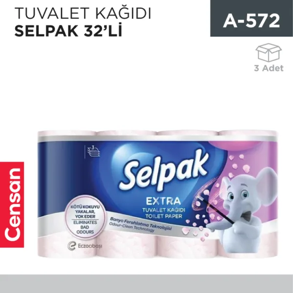 TUVALET KAĞIDI SELPAK 32Lİ
