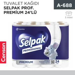 TUVALET KAĞIDI SELPAK PROF.PREMİUM&amp;EKSTRA 24LÜ (7906605)