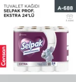 TUVALET KAĞIDI SELPAK PROF.PREMİUM&amp;EKSTRA 24LÜ (7906605)