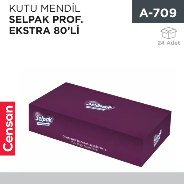 KUTU MENDİL SELPAK PROF.EKSTRA 80Lİ (7906621)