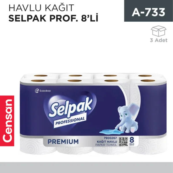 HAVLU KAĞIT SELPAK PROF. 8Lİ (7907969)