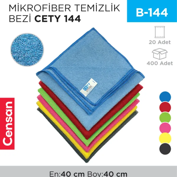 MİKROFİBER TEMİZLİK BEZİ CETY 144