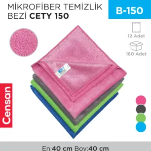 MİKROFİBER TEMİZLİK BEZİ CETY 150 (RND13)