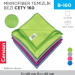 MİKROFİBER TEMİZLİK BEZİ CETY 160 (RND05)(BAKLAVA DESEN)
