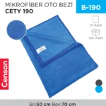 MİKROFİBER OTO BEZİ CETY 190 (RND14)
