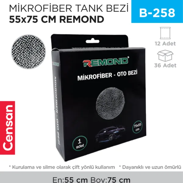 MİKROFİBER TANK BEZİ 55*75 CM (E30-7555-750)(RND21)