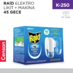 RAİD ELEKTRO LİKİT+ MAKİNA 45 GECE